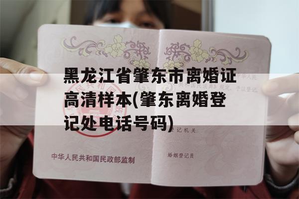 黑龙江省肇东市离婚证高清样本(肇东离婚登记处电话号码)