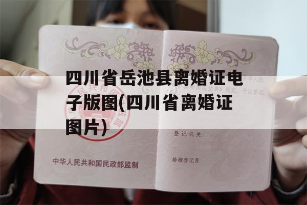 四川省岳池县离婚证电子版图(四川省离婚证图片)