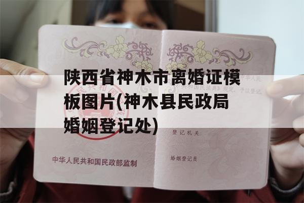 陕西省神木市离婚证模板图片(神木县民政局婚姻登记处)