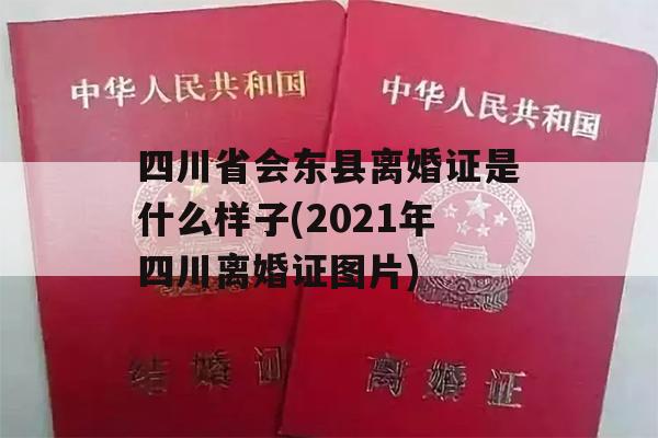 四川省会东县离婚证是什么样子(2021年四川离婚证图片)