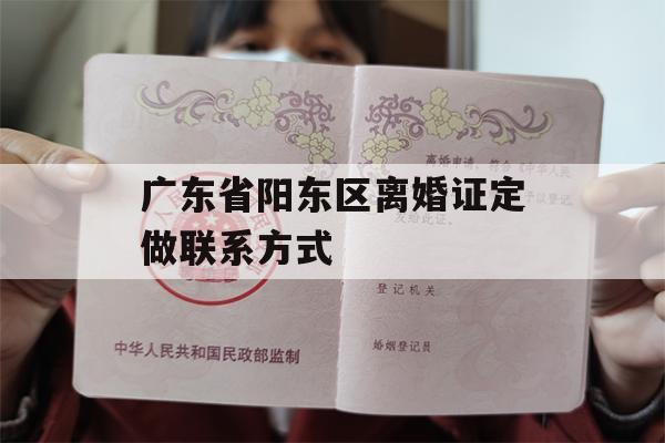 广东省阳东区离婚证定做联系方式