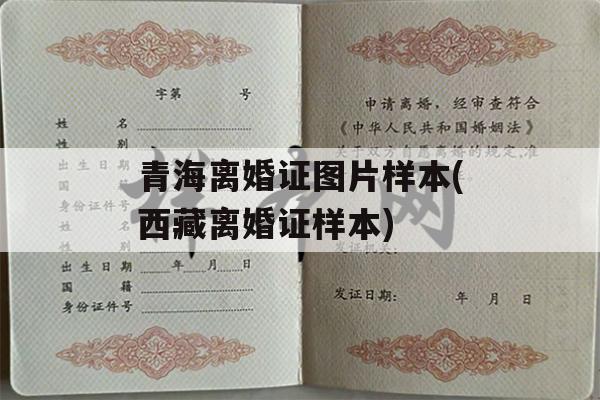 青海离婚证图片样本(西藏离婚证样本)