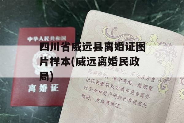 四川省威远县离婚证图片样本(威远离婚民政局)