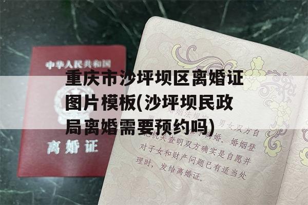 重庆市沙坪坝区离婚证图片模板(沙坪坝民政局离婚需要预约吗)
