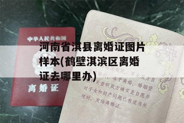 河南省淇县离婚证图片样本(鹤壁淇滨区离婚证去哪里办)