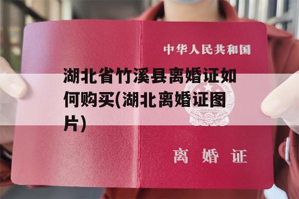 湖北省竹溪县离婚证如何购买(湖北离婚证图片)