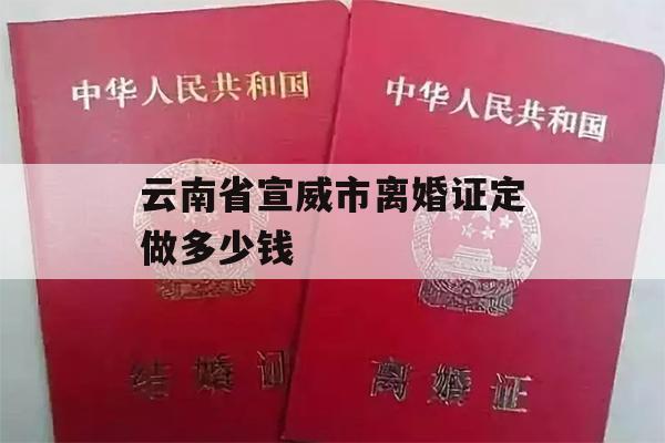 云南省宣威市离婚证定做多少钱