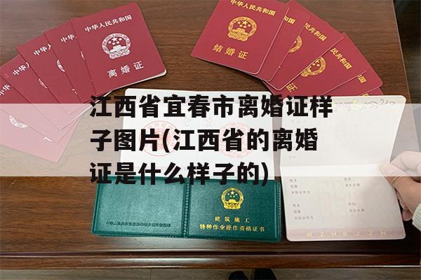 江西省宜春市离婚证样子图片(江西省的离婚证是什么样子的)