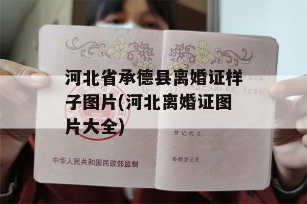 河北省承德县离婚证样子图片(河北离婚证图片大全)