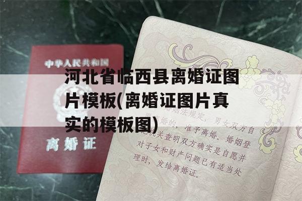 河北省临西县离婚证图片模板(离婚证图片真实的模板图)