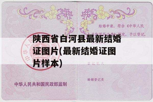 陕西省白河县最新结婚证图片(最新结婚证图片样本)