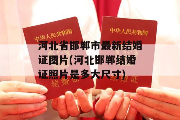 河北省邯郸市最新结婚证图片(河北邯郸结婚证照片是多大尺寸)